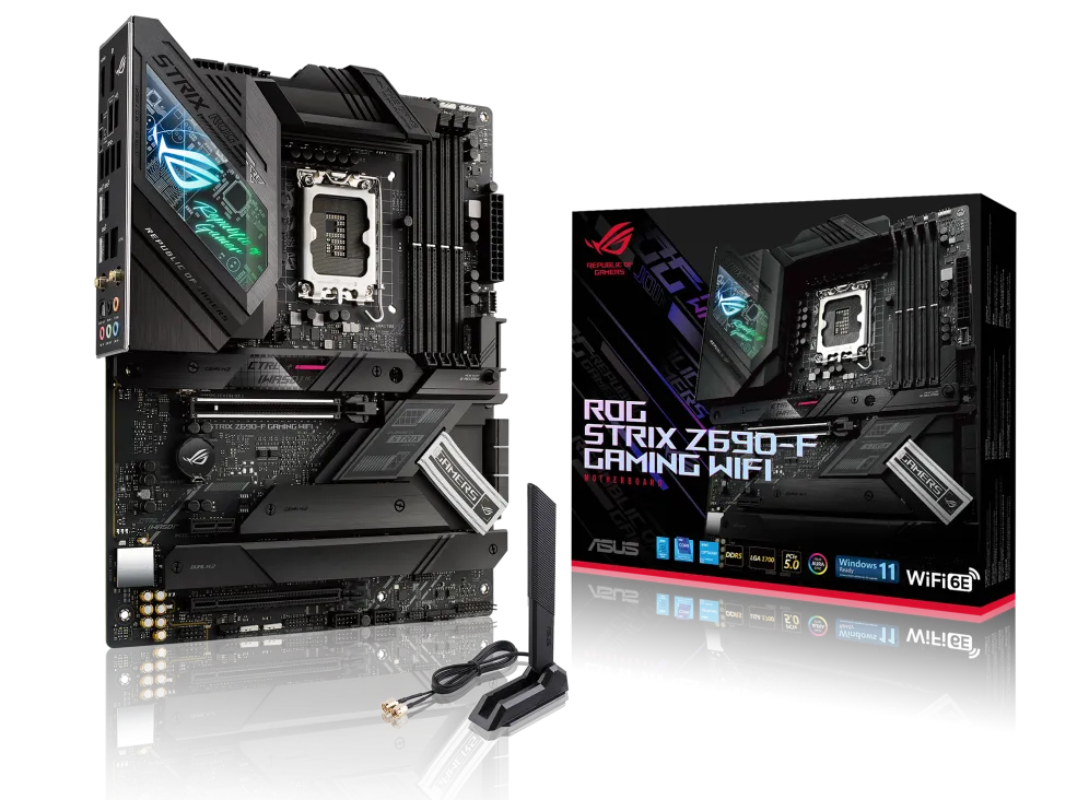 بسته‌بندی اصلی مادربرد ROG STRIX Z690-F GAMING WIFI